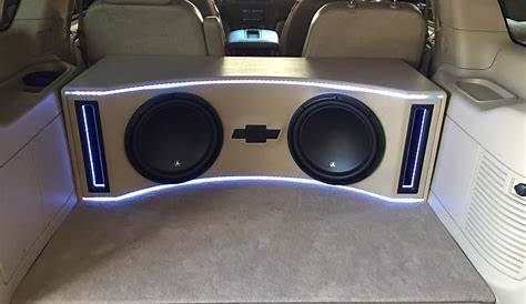 Fiberglass Speaker Subwoofer Box Car Stereo Installations in