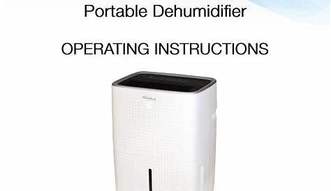 soleus dehumidifier manual