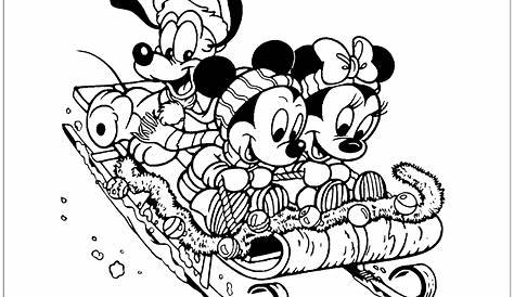 disney printable christmas coloring pages