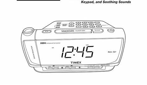 timex alarm clock manuals