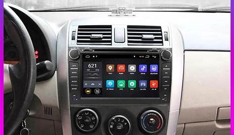 Eunavi 2 din Android 10 TDA7851 car dvd multimedia for Toyota Corolla