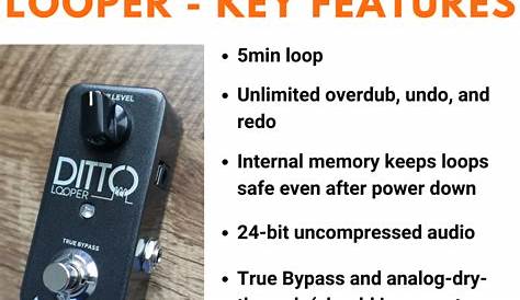 tc electronic Ditto Looper review - Best Looper for Most Players?