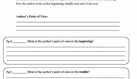 Point Of View Worksheets 5th Grade - Worksheet Now