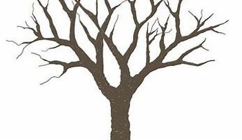 tree trunk and branches printable