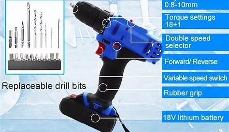 18V Cordless Drill, 24mm | Tool.com