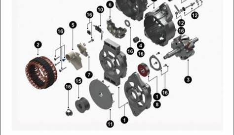 delco remy alternator parts breakdown