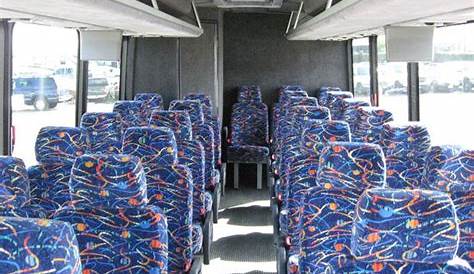 Charter Bus Interior | 27 or 29 Passenger Mini Bus | 電車
