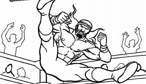 Get This Printable WWE Coloring Pages 83934