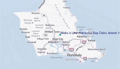 Moku o Loe, Kaneohe Bay Oahu Island, Hawaii Tide Station Location Guide
