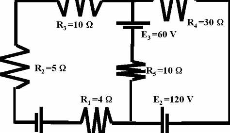 simple diagram of electric circuit