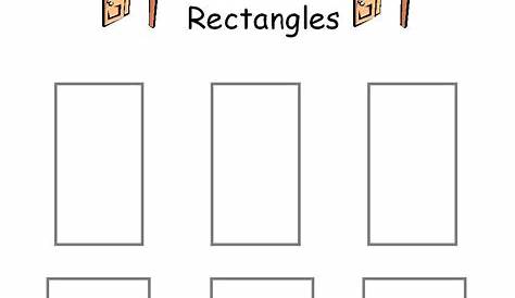 4 Best Images of Printable Rectangle Worksheet - Rectangle Tracing