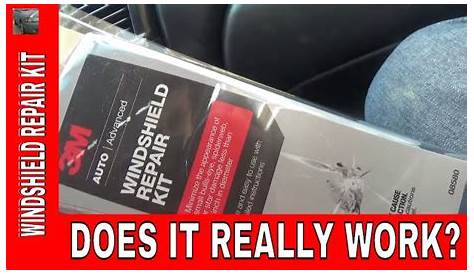 3M Windshield Repair Kit. Does It Work? - YouTube