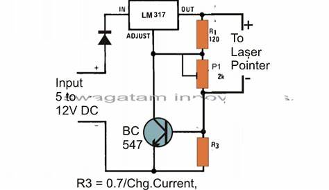 Laser Diode Driver Circuit - Current Controlled | Circuit Diagram Centre