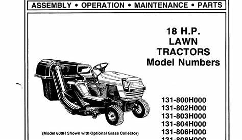 MTD Lawn Mower 131-800H000 User Guide | ManualsOnline.com