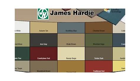 james hardie color chart