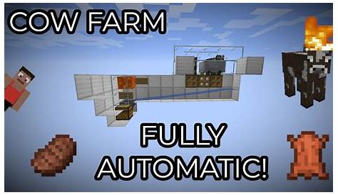 Minecraft Automatic Cow Farm | Fully AFK, Easy Build | 1.16 - YouTube
