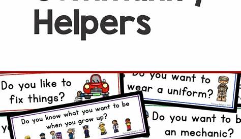 questions on community helpers for kindergarten