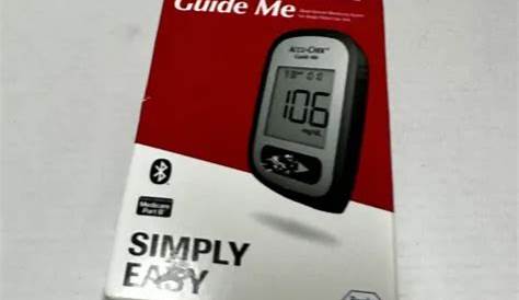 ACCU-CHEK GUIDE ME Blood Glucose Monitoring System Meter $8.00 - PicClick