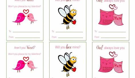 Awesome Free Printable Valentines Day Cards - Kat Balog