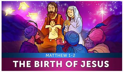 The Birth of Jesus for Children Bible Story: Matthew 1-2 | Sunday