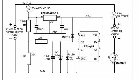 battery monitor circuit diagram