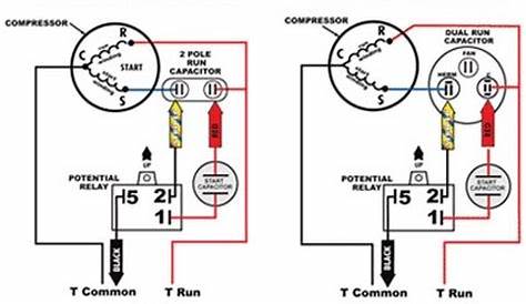 dual capacitor wiring diagram