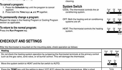 Honeywell T8112D Owners Manual 68 0170 T8112 Programmable Thermostat