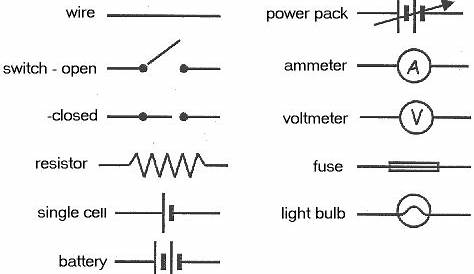 circuit diagram with circuit symbols
