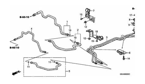 honda pilot exhaust system diagram