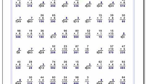 12 best images of long division with remainders worksheets 4th grade