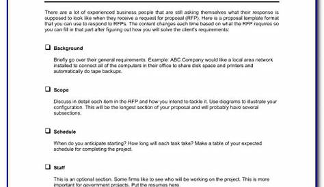 sample rfp response letter