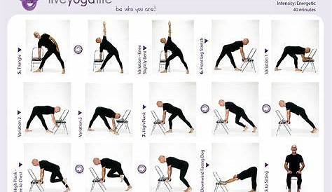 28 Day Chair Yoga For Seniors Chart