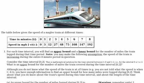 maglev train worksheet 4th grade