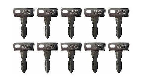 (10) Club Car DS 1982+ Gas/Electric Golf Cart Key Replacement Ignition