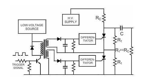 high voltage pulse generator circuit diagram