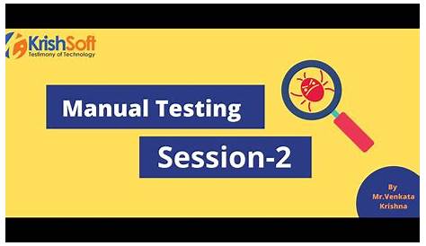 Manual Testing Session-2 - YouTube
