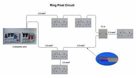 ring circuit with spur wiring diagram