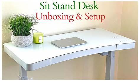 Tresanti 47" Adjustable Height Desk | Sit Stand Desk Unboxing & Setup