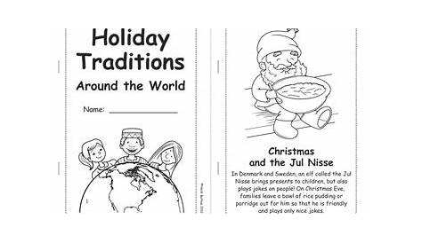holidays around the world printables