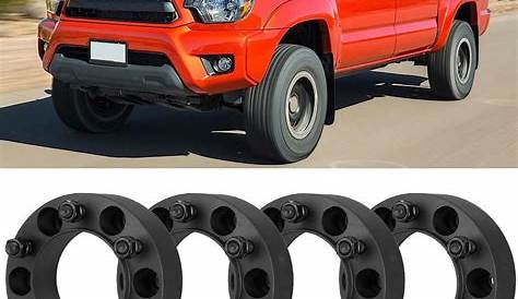 OTVIAP 4Pcs 2 Thick Hub Centric Wheel Spacers fits for Toyota Tacoma 4