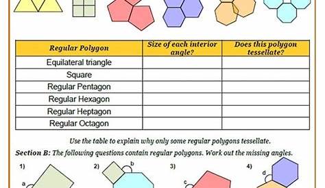 Naming Polygons Worksheet 3rd Grade