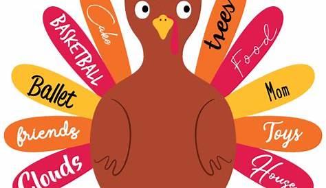 thankful turkey free printable