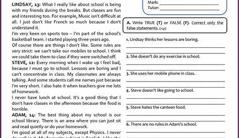 Grade 5 English Paragraph Writing Worksheets Worksheet : Resume Examples