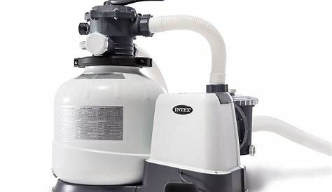 Intex 2800 GPH Above Ground Pool Sand Filter Pump with Automatic Timer