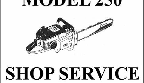 chain saw service manual