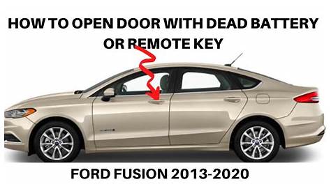 ford fusion hybrid dead battery