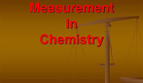 measurement in chemistry worksheet