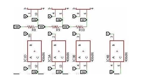 4052 ic circuit diagram