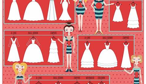 wedding dress styles chart