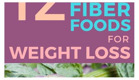 high fiber foods to lose weight